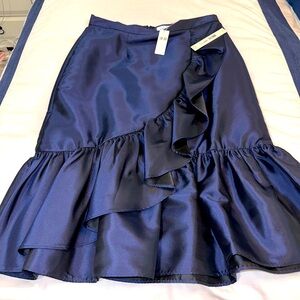 Gorgeous Eliza j navy flounce skirt